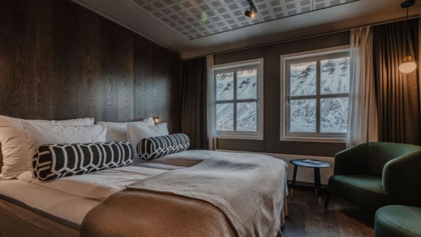Funken Lodge, Longearbyen.  Credit: Ragnhild Utne/Hurtigruten Svalbard